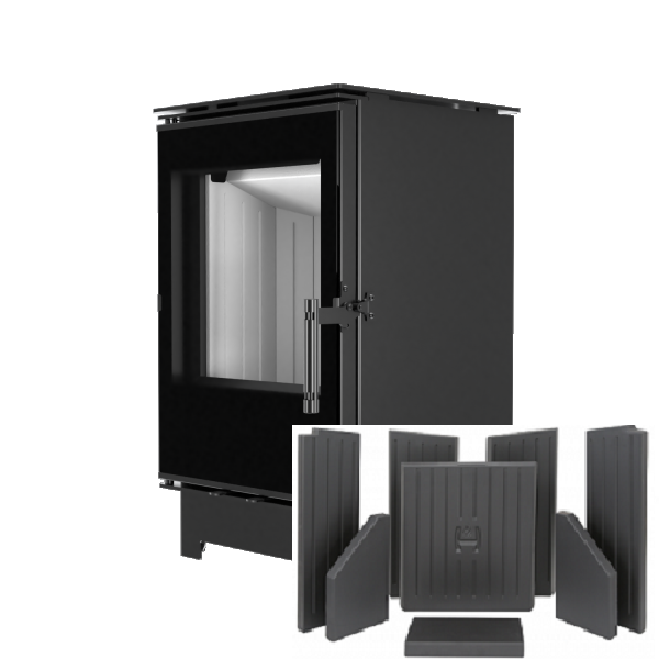 Drzwiczki żeliwne PIZZA 3T 03 Kominek LYNX SMALL lewa 600x600 2 - Drzwiczki żeliwne PIZZA 3T
